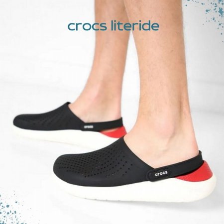 crocs literide - احمر